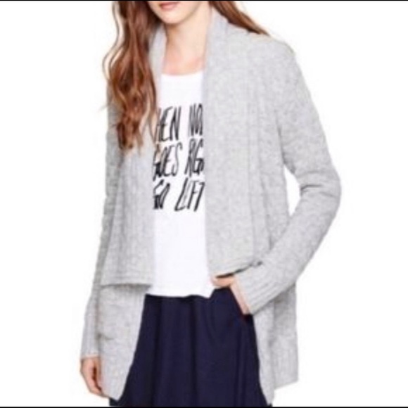 Light pink Talula lambs wool and cashmere blend cardigan - Picture 2 of 7